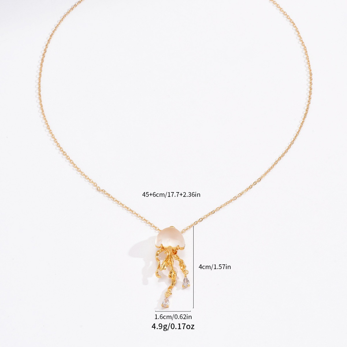 Colar de pérolas magnético de luxo para mulher gargantilha elegante_voghion.com