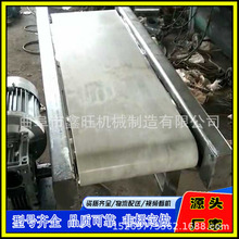 白色食品PVC/PU耐油酸碱腐蚀平面运输传送带 裙边挡板尼龙输送带