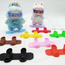 17厘米Labubu拉布布运动滑板防风护目眼镜配件配饰批发