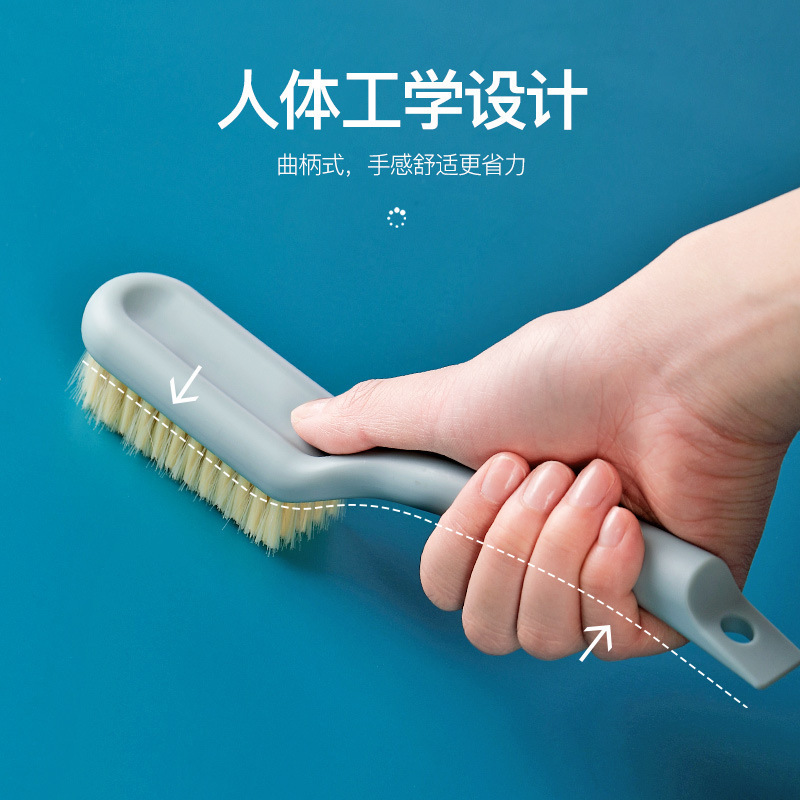 家庭用の長い柄の靴のブラシは掛け式のプラスチックの靴のブラシを洗うことができます。|undefined