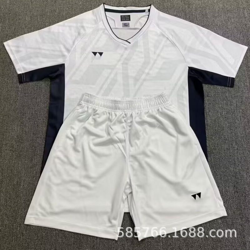 Slim New Badminton Clothing for Men and Women, Breathable and Quick-Drying Summer Badminton Suit, Sports Printed Couple T-Shirt