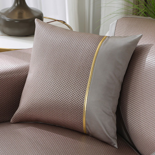 Wholesale Summer Ice Silk Mat Pillow Cover Cushion Cushion Summer Living Room Sofa Back Cushion Office Lumbar Support
