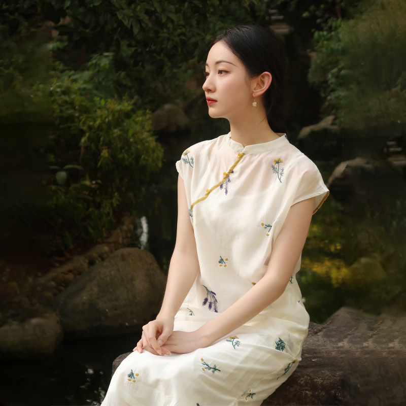 351 "Jasper" designer new cheongsam dress (including suspenders)