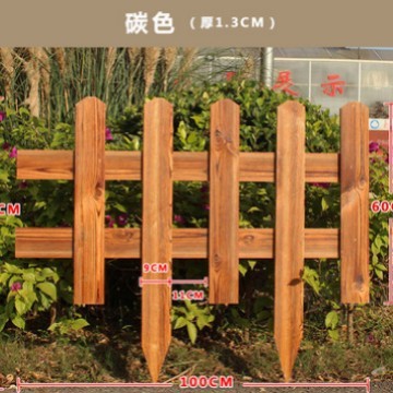 炭化防腐木フェンスフェンス屋外装飾庭園公園芝生実木フェンス手すり木フェンス|undefined