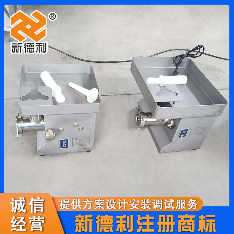 不锈钢台式牛肉绞肉机实验室电动辣椒绞碎设备商用猪肉绞肉机器
