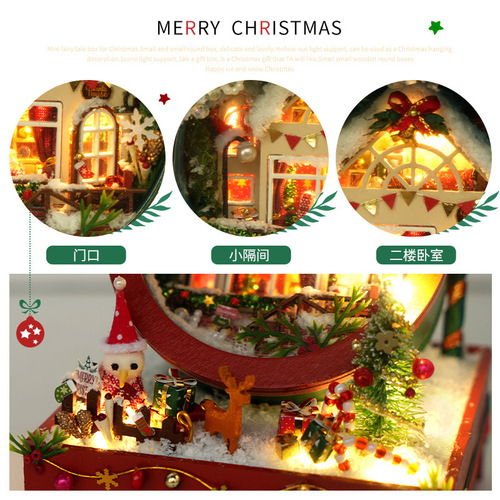 Sky-Gift DIY House Wholesale Christmas Gift Handmade Model Creative Garden and House