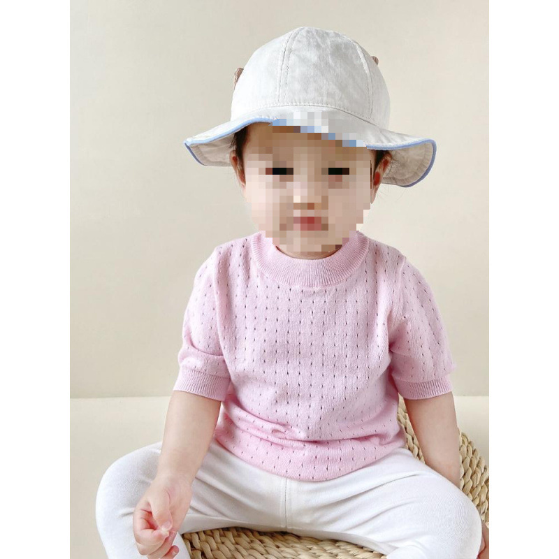Summer children's light and thin knitted fashionable breathable…