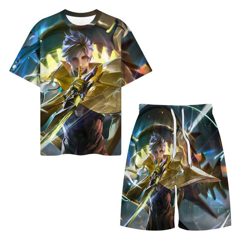 King Series Iced Black Tea T-Shirt Short Sleeve Top Shorts Clothing Set Summer Cool Abstract Quirky Student Bold Outfit King Series Iced Black Tea T-Shirt Short Sleeve Top Shorts Clothing Set Summer Cool Abstract Quirky Student Bold Outfit