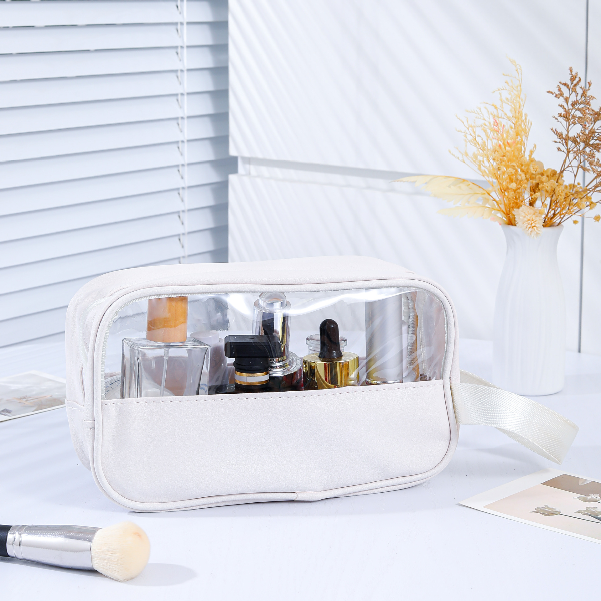 Bolsa de baño portátil de alta calidad, baño portátil, natación, playa, viaje, bolsa de almacenamiento de artículos de higiene y maquillaje de gran capacidad