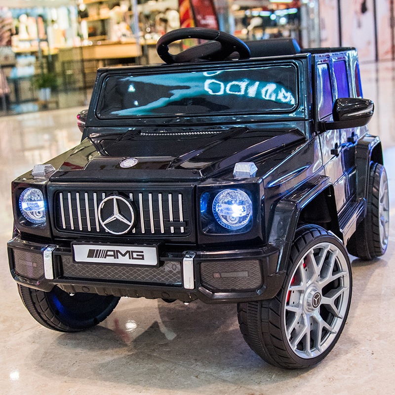 Vehículo eléctrico para niños Mercedes-Benz Big G, vehículo de control remoto, vehículo todoterreno de cuatro ruedas, cochecito de oscilación de cuatro ruedas para niños