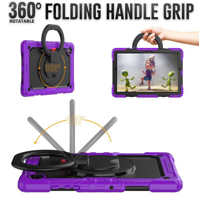 Applicable to Samsung TAB A8 10.5 tablet case X200 portable rotating bracket X205 all-inclusive three-proof protective case
