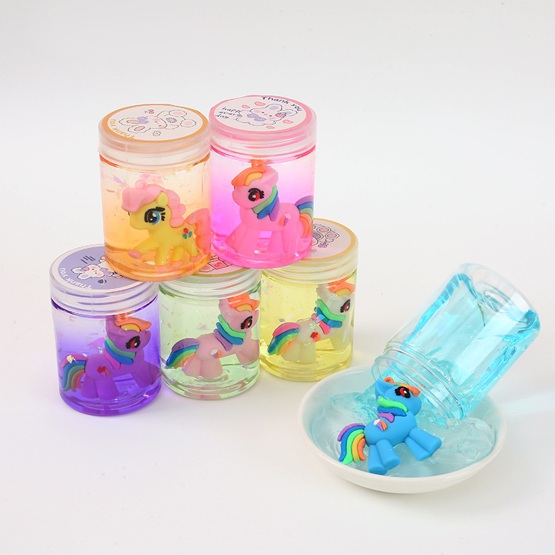 Pegamento espumoso de alto valor, muñeca de anime, juego de barro de cristal, no pegajoso, descompresión de manos, artefacto de curación, barro de juguete al por mayor