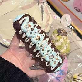 号角酥仿真食物慢回弹巧克力解压玩具食品级硅胶学生党捏捏学生