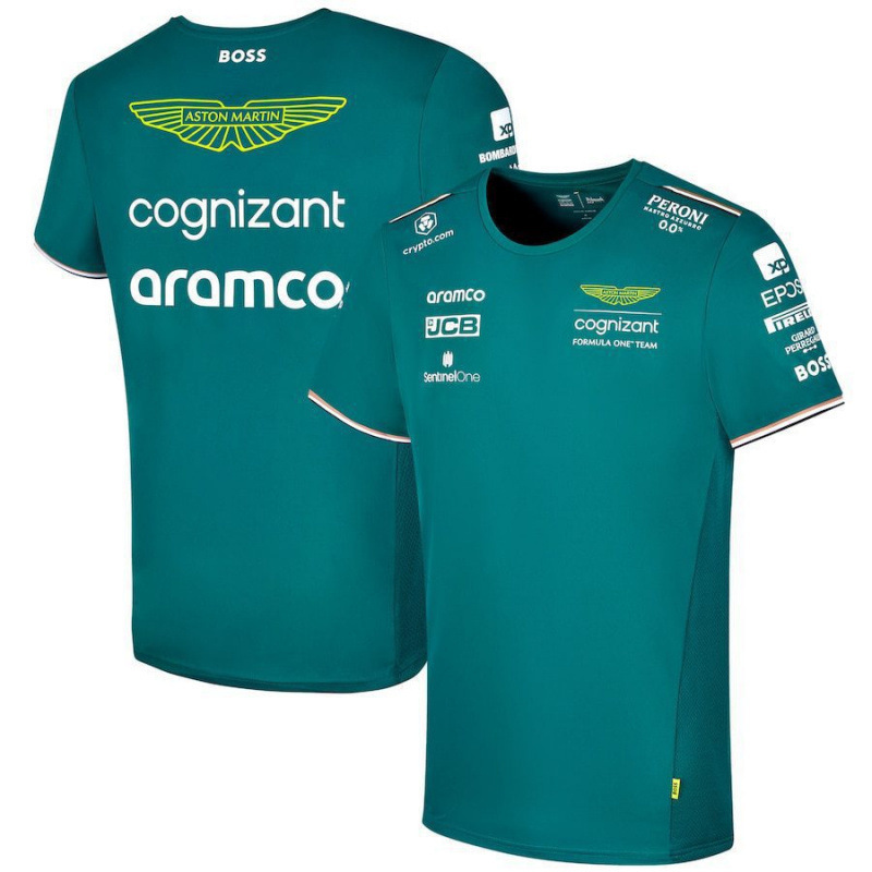 F1 レーシングバイクスーツライディング Tシャツ通気性速乾ラウンドネック半袖 Tシャツオフロードワークシャツ|undefined