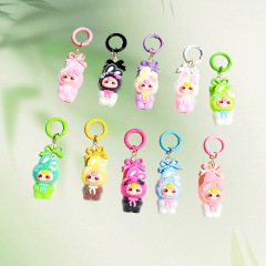 ネットセレブかわいい植毛スタンディング3歳かわいい人形キーホルダーペンダントガールハートアクセサリー学生スクールバッグペンダント