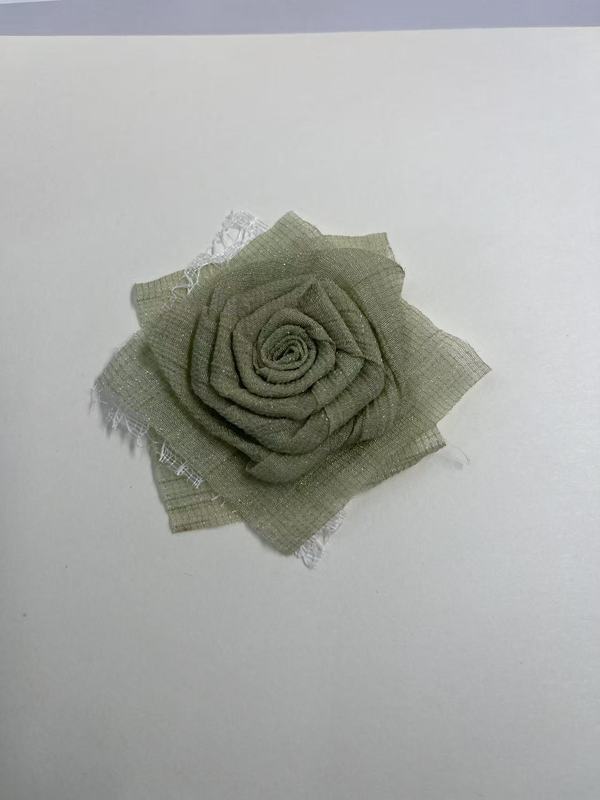 时尚小清新布艺卷花半成品玫瑰花辅料服装鞋帽包辅料diy配饰批发|undefined