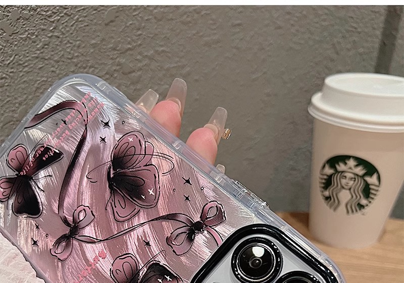 Ink Butterfly – Passende Früchte-Hülle für iPhone 16 Pro, Neue Cartoon-Hülle für iPhone 15 Pro Max, Personalisierte Hülle für iPhone 13/14/12_voghion.com