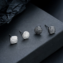 菱镜耳钉男痞帅时尚潮流简约设计耳饰女精致百搭高级感配饰品批发