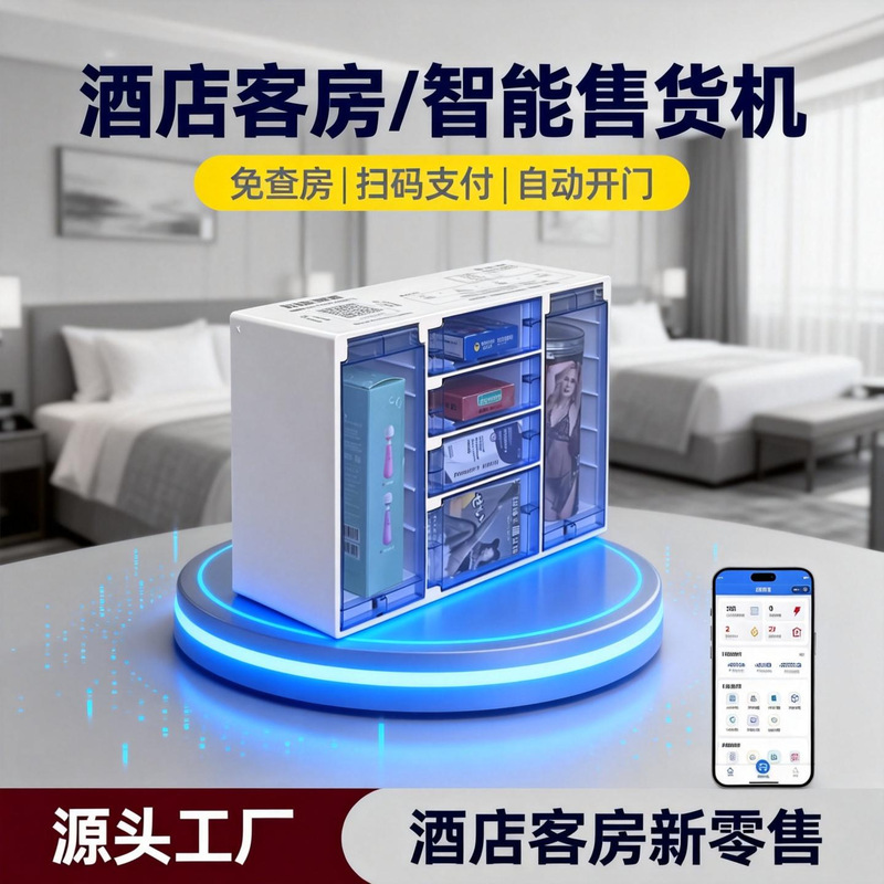 Hotel Room Smart Fully Automatic Vending Machine, Hotel Self-Service Vending Machine with Qr Code Scanning, Commercial Smart Vending Machine Hotel Room Smart Fully Automatic Vending Machine, Hotel Self-Service Vending Machine with Qr Code Scanning, Commercial Smart Vending Machine