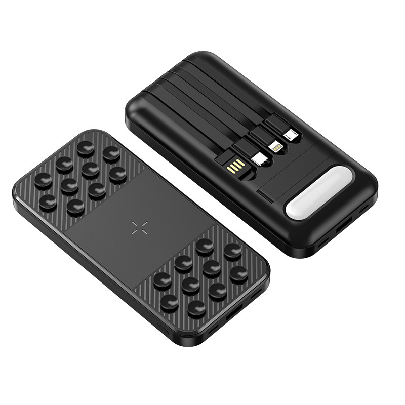 Lámpara LED al aire libre tipo ventosa cargador portátil de carga rápida de gran capacidad 2w miliamperios con cable propio correa de alimentación móvil