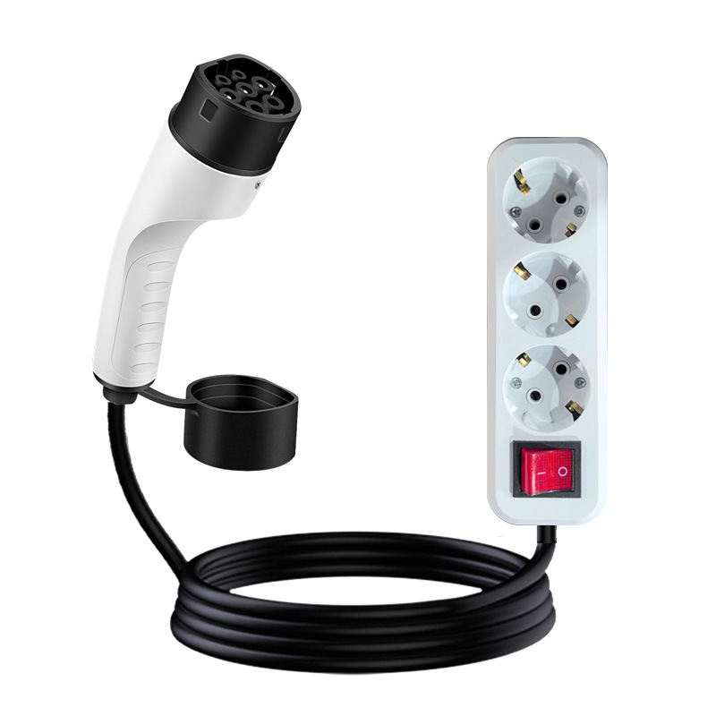 European Standard Discharge Gun Power Strip V2L Power Supply External Discharge New Energy Electric Vehicle Power Station Type2 Ideal