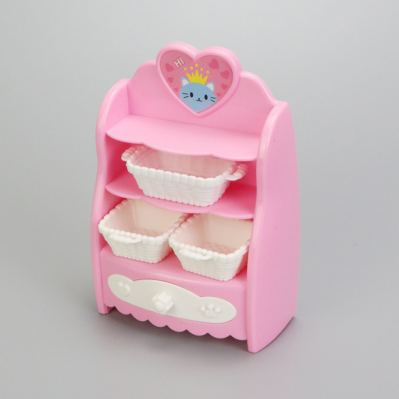 インスタ系ぬいぐるみおまままごとおもちゃ人形本棚キッチン収納キャビネットケースミニモックアクセサリー|undefined