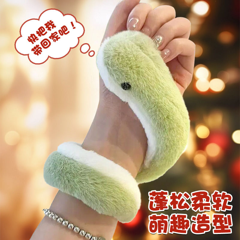 2025 Año de la Serpiente Gala de Primavera mascota muñeca red juguetes de peluche pequeña serpiente muñeca enredada encantadora muñeca de elevación