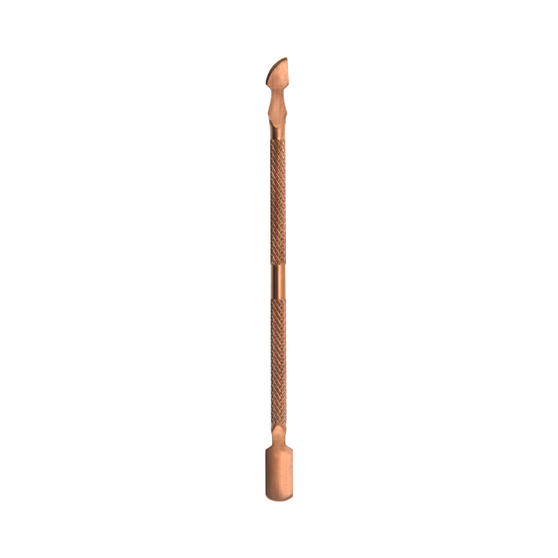 Rose gold steel push