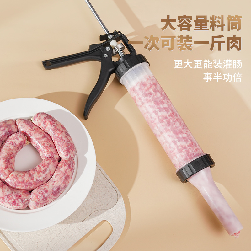 Factory Direct Sales Plastic Homemade Sausage Tools Sausage Filling Tools Household Handmade Homemade Sausage Sausage Filling Artifact