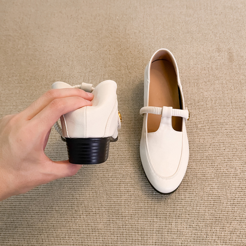 2026 New French Retro T-Strap Round-Toe Women's Shoes with Internal Height Increase, Chunky Heel, Black Work Shoes, Mary Jane Shoes 2026 New French Retro T-Strap Round-Toe Women's Shoes with Internal Height Increase, Chunky Heel, Black Work Shoes, Mary Jane Shoes