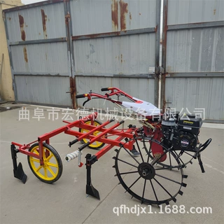 汽油自走式拱棚覆盖机 多功能手扶地膜机 平地起垄两用覆膜机
