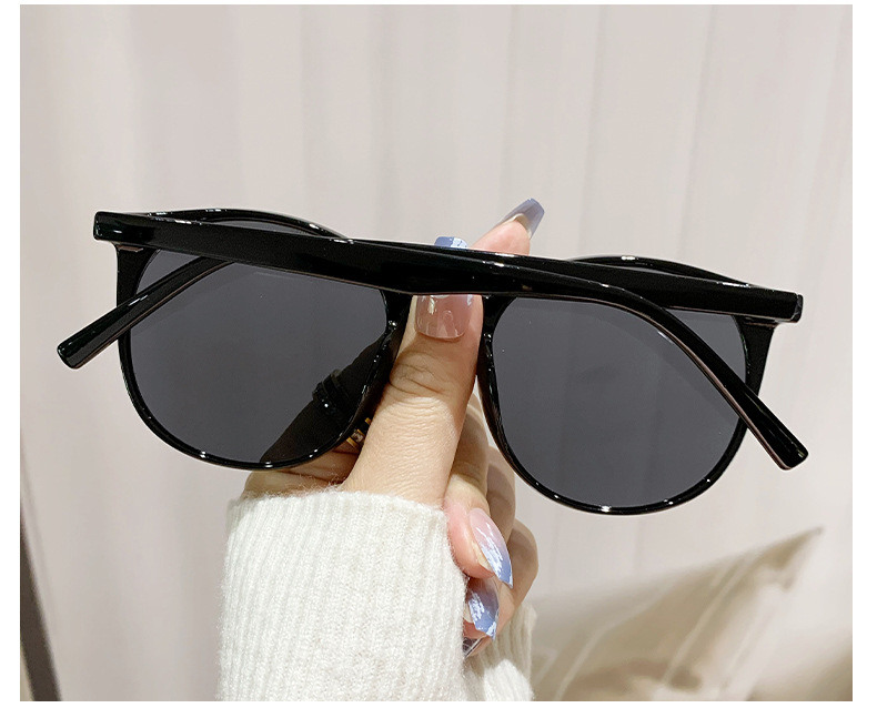 Simple Style Classic Style Color Block Pc Round Frame Full Frame Glasses display picture 1