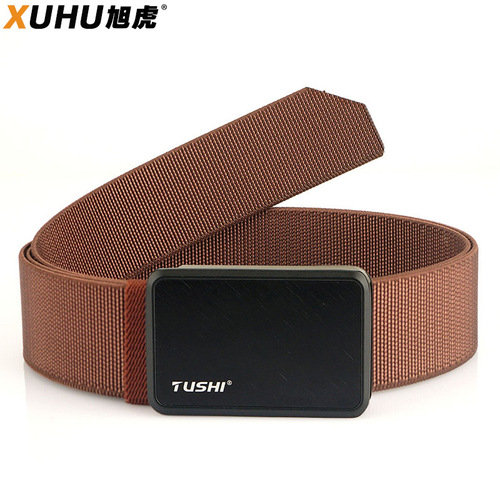 New tactical belt nylon workwear aluminum alloy buckle quick-drying pants belt outdoor canvas training inner belt wholesale
