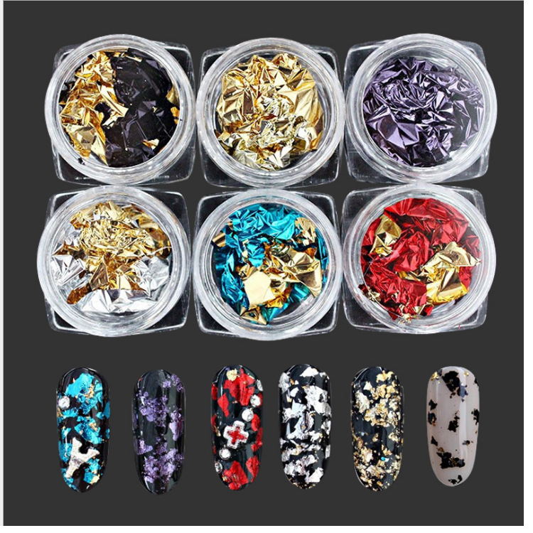 Double-sided nail decoration
