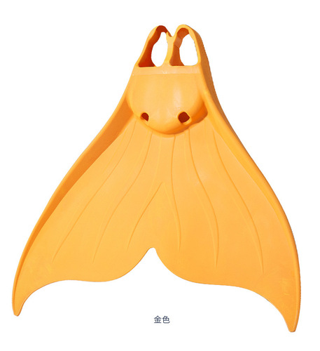 Mermaid flippers white silicone monofin free diving adult swimming diving training adult mermaid tail short flippers