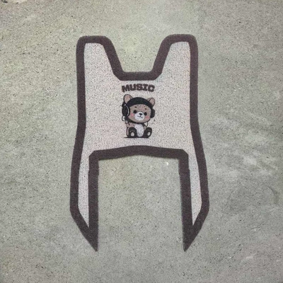 Waterproof and Wear-Resistant F2Z110Max Foot – Electric vehicle foot mat - music-bear-no-9-f2z110max-side-step-version-comes-with-fixed-stickers