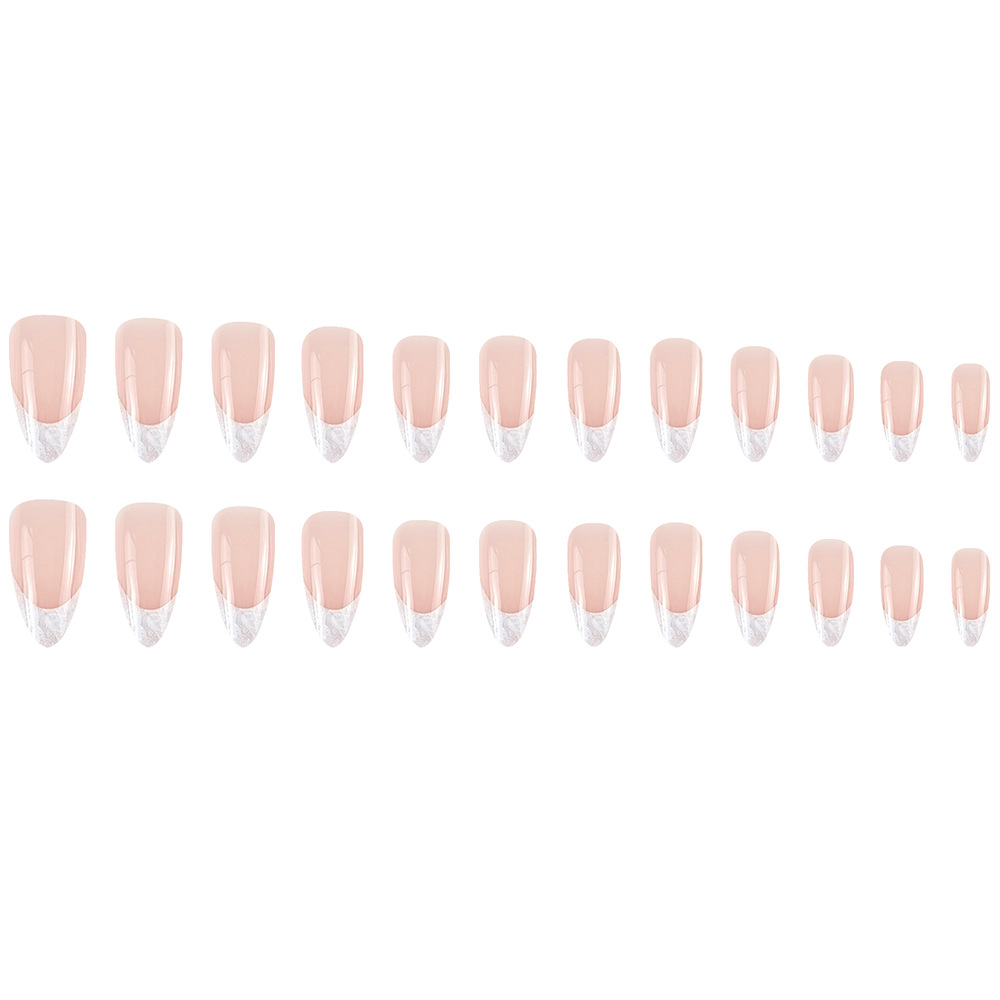 24 piezas en caja, uñas largas, uñas transfronterizas europeas y americanas, uñas, uñas de venta caliente, uñas de venta caliente, uñas de ropa, tipo almendra image 6