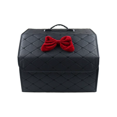Other Automotive Interior Supplies, trunk finishing box storage box - red-bow-large-black-storage-box