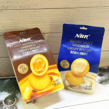 众星花生酱夹心饼干袋装168g花生酱土豆薄饼办公室夹网红休闲零食