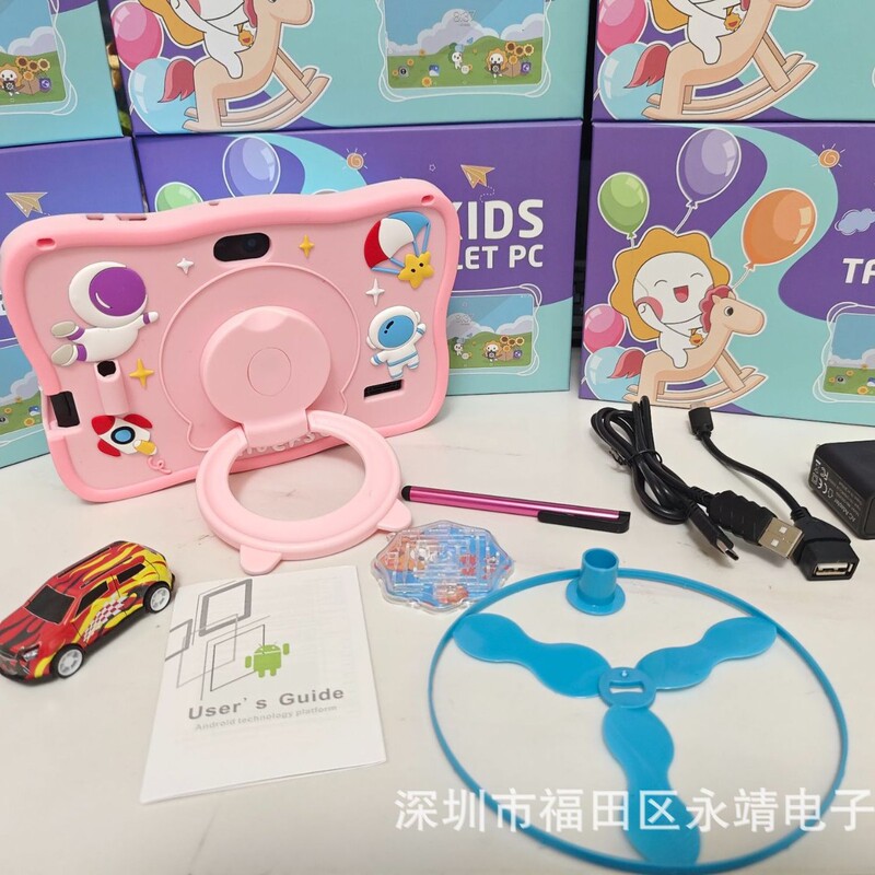 Tk Hot-Selling Children's Tablet Computer Ips Screen Iwawa Live Streaming Cross-Border E-Commerce Gift 7inch Touch Screen