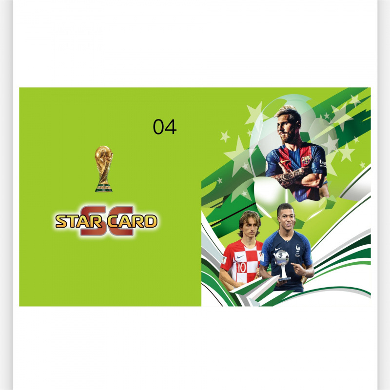 3D Three-Dimensional Nine-Compartment Football Star Card Album, Large-Capacity Card Collection Album, Star Card Storage and Protection Album