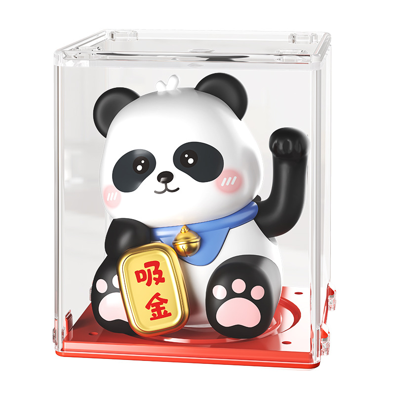 2 pulgadas energía solar mini gatos de fortuna mini mini mini oficina de escritorio suministros de automóviles decoración