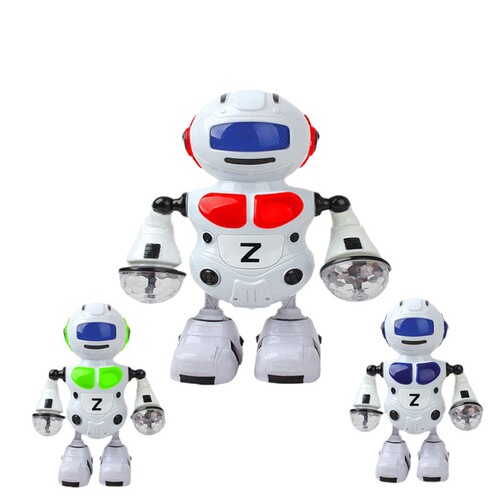 Electric dancing and drumming robot, educational and creative children's light and music toys, happy little drummer robot
