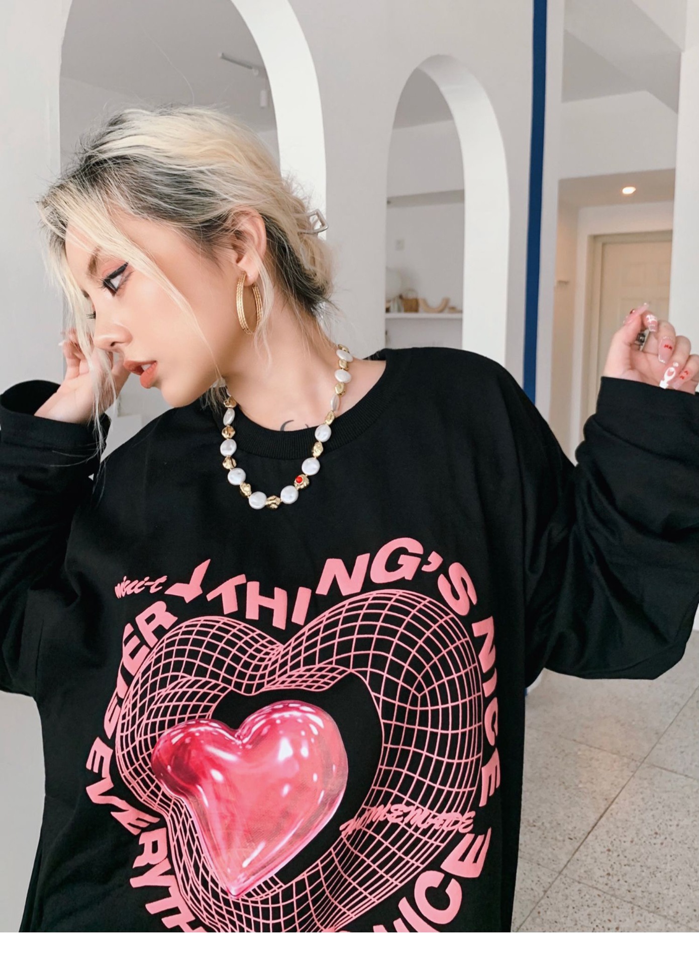 Love Long Sleeve Sweater Image 14