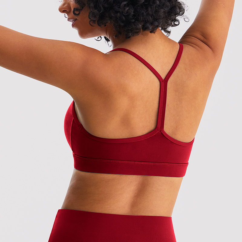 Nulrx nueva ropa de yoga desnudo chaleco pilates deportes ropa interior las mujeres sexy belleza espalda fitness sujetador yoga