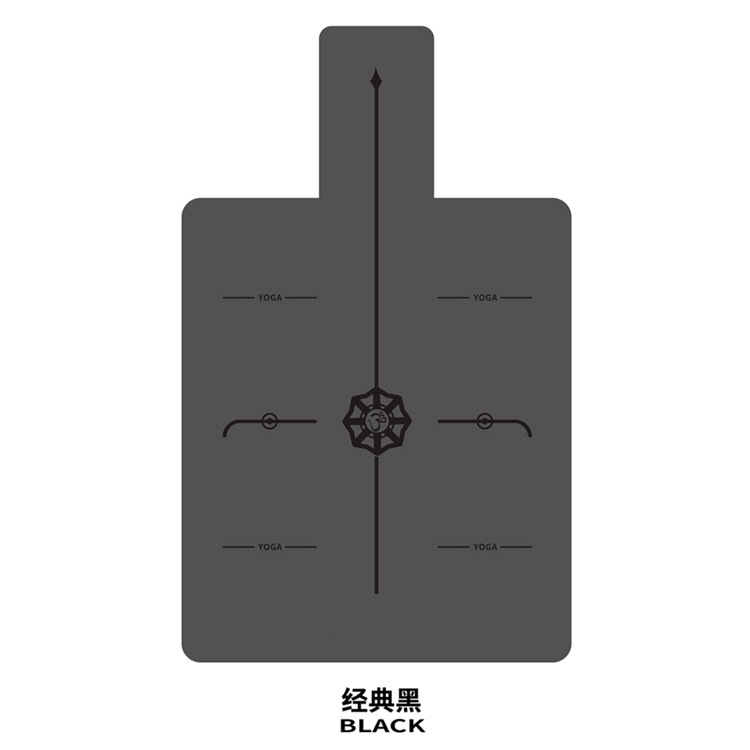 Pilates core mat mat mat de yoga de caucho natural antideslizante y resistente al desgaste acondicionamiento físico suelo equipo especial para el gimnasio de yoga