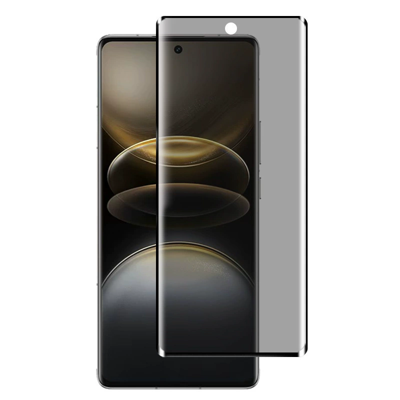 Защитное закалённое стекло для Vivo X200/200PRO, изогнутые кромки с клеевым покрытием по всей поверхности, прочное стекло для защиты мобильного телефона