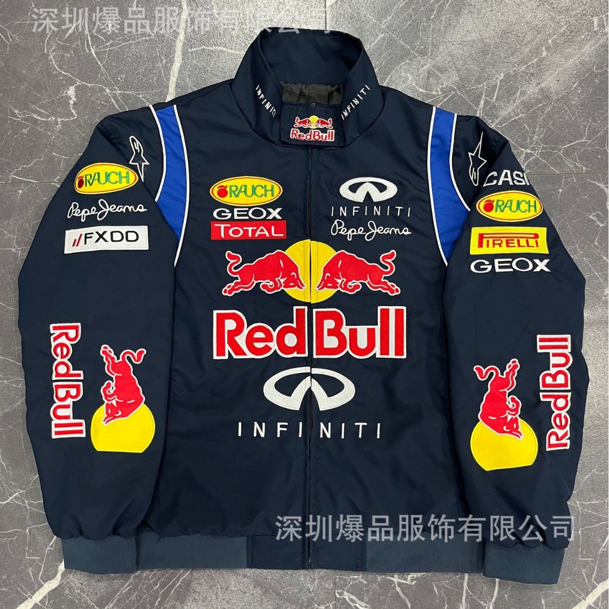 F1 Racing Suit Thin Embroidered Jacket F1 Jacket European and American Style Motorcycle Riding Suit Motorbike Jacket Custom-Made