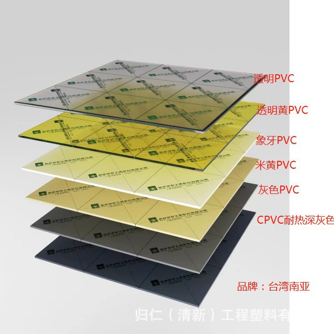 南亚PVC透明板 台湾进口PVC板 硬质PVC板 塑料板