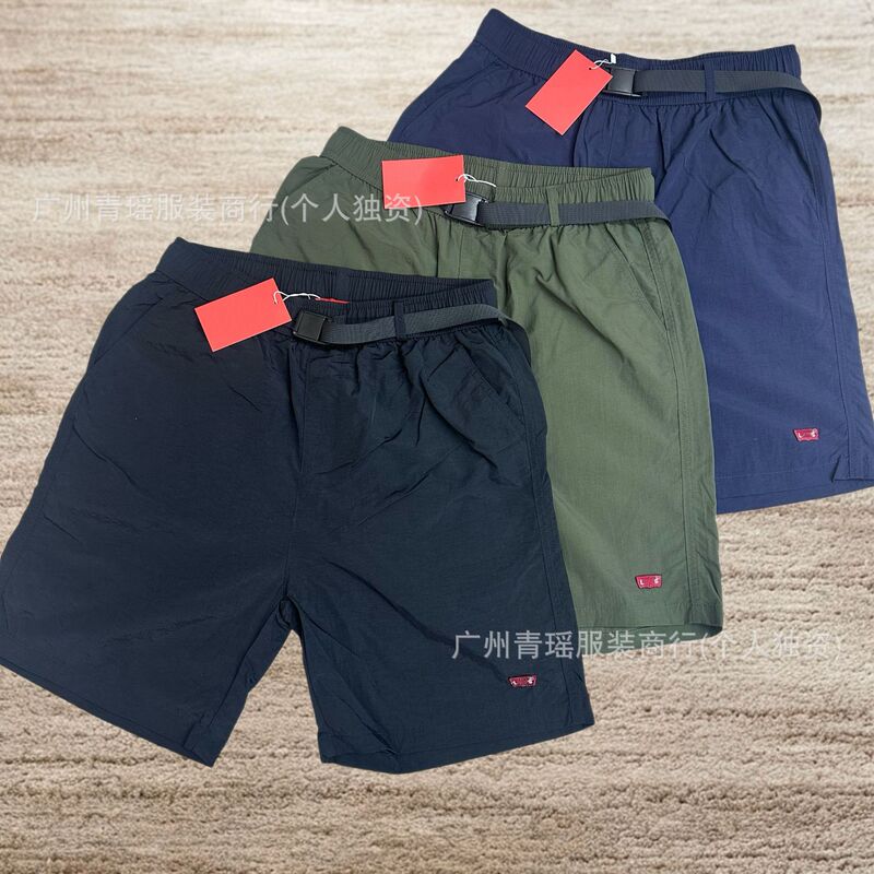 Cross-border foreign trade summer lightweight Le small logo casual shorts, elastic waist loose quick-dry pants